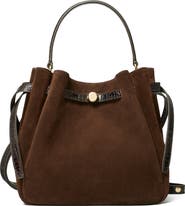 Tory Burch Romy Suede Bucket Bag