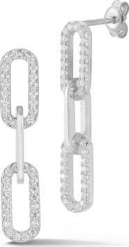CHLOE AND MADISON 3-Link Drop Earrings