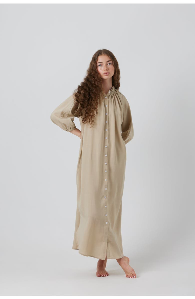 By Tess Collection Sophie Dress, Alternate, color, Beige