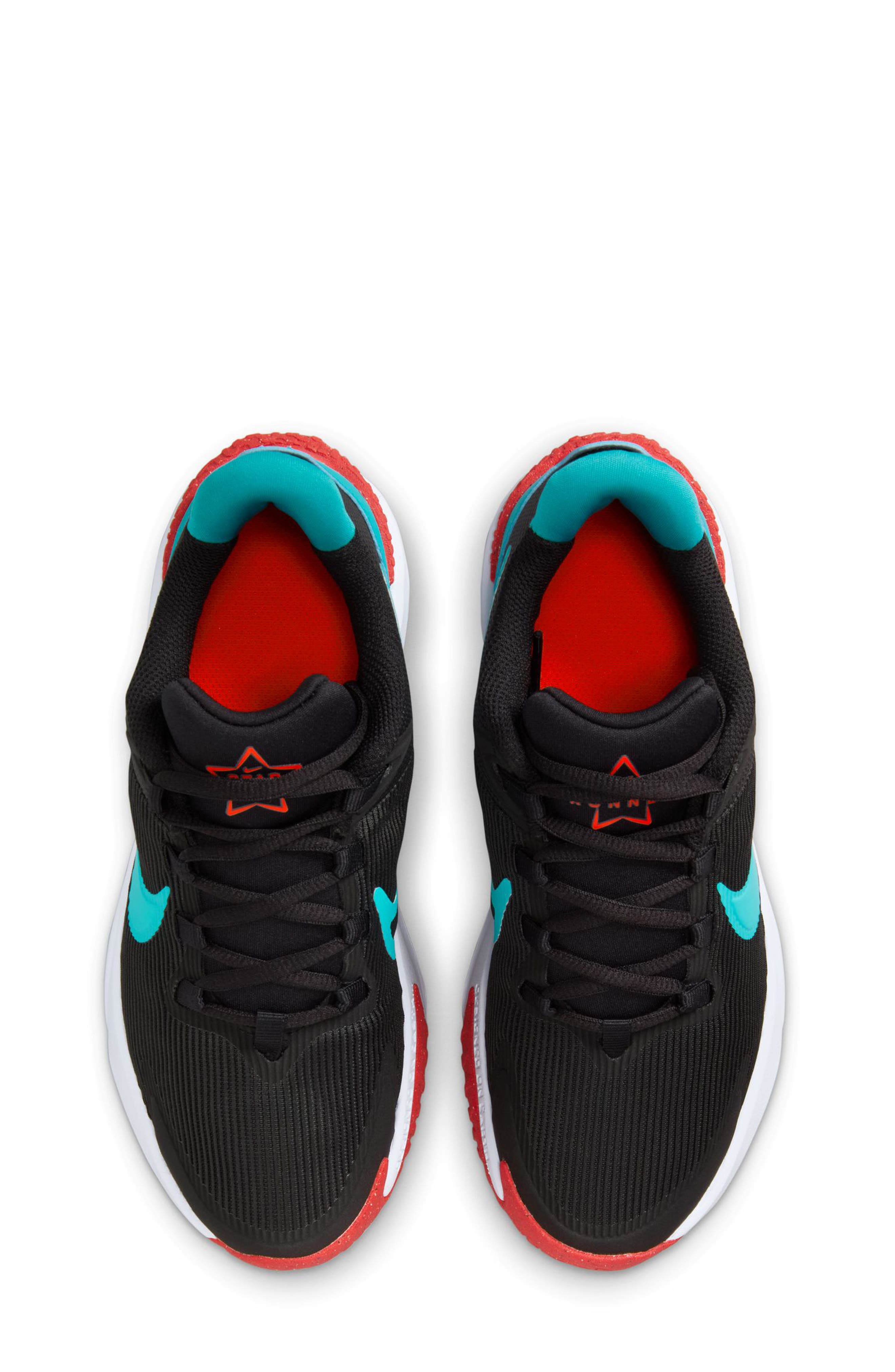 Nike Kids' Star Runner 4 NN GS Sneaker, Alternate, color, Black/ Dusty Cactus/ Crimson