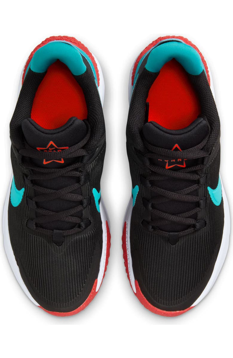 Nike Kids' Star Runner 4 NN GS Sneaker, Alternate, color, Black/ Dusty Cactus/ Crimson