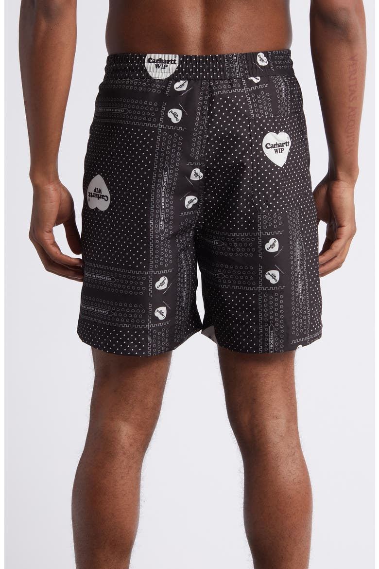 Slater Swim Trunks, Alternate, color, HEART BANDANA PRINT