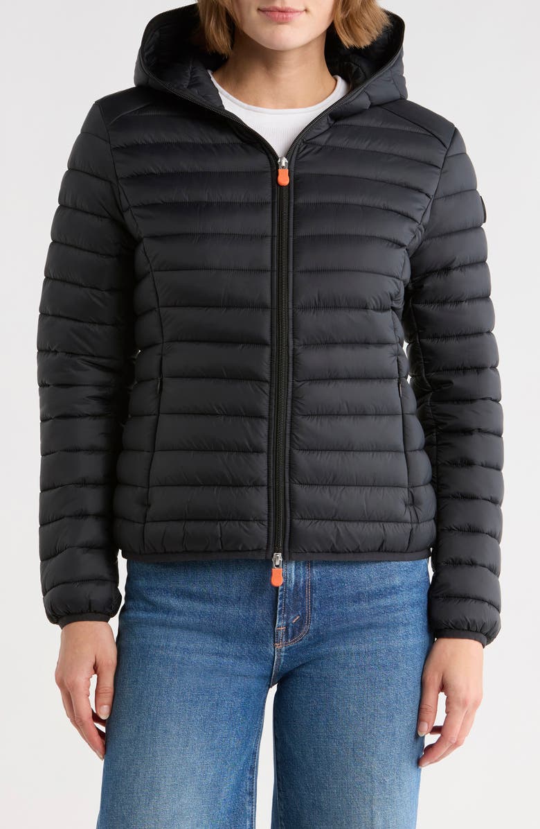 Save The Duck Vicky Puffer Jacket, Main, color, Black