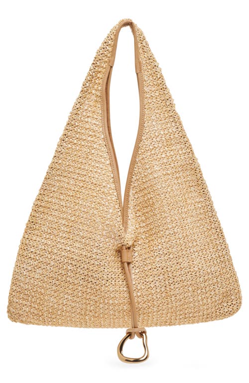 Dolce Vita Missie Raffia Shoulder Bag In Natural