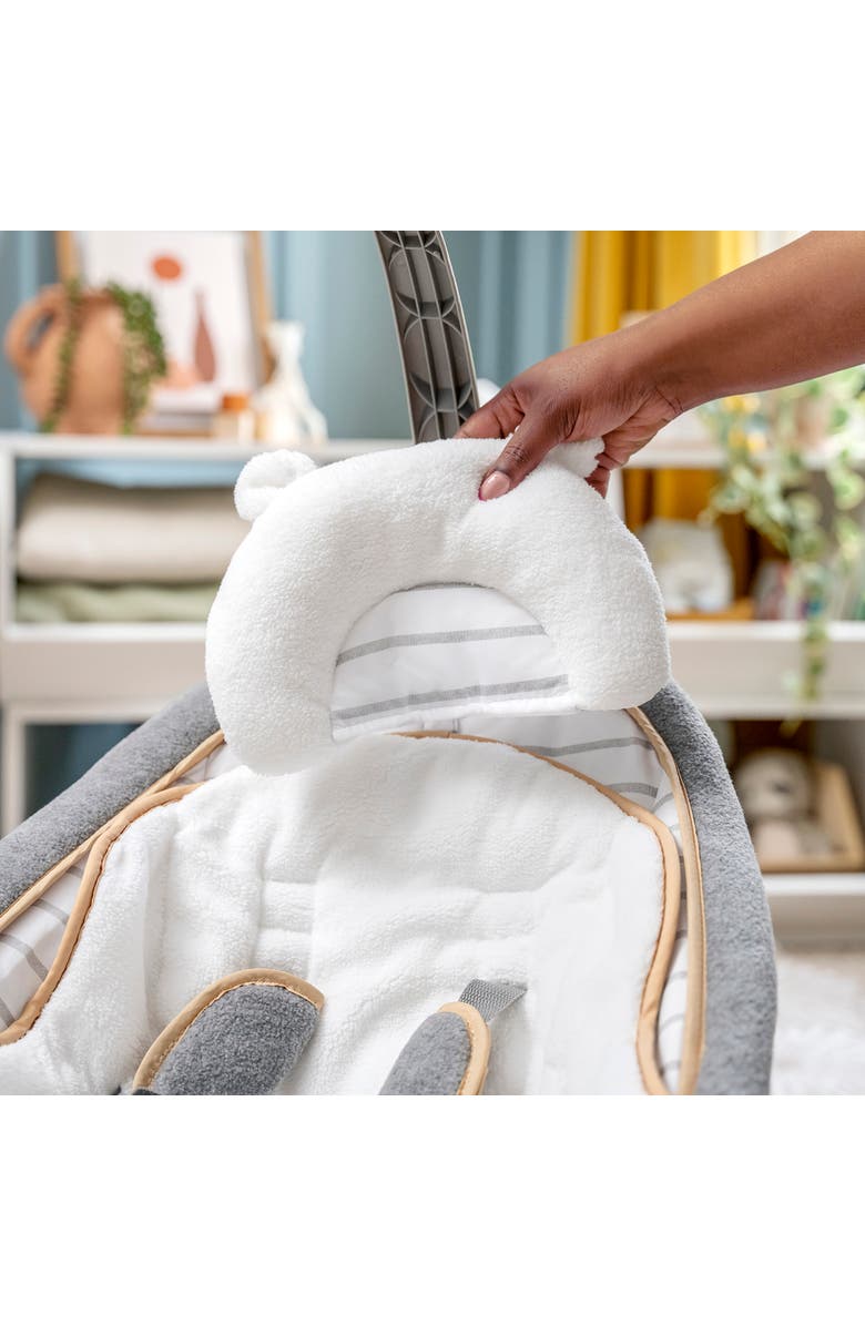 INGENUITY Boutique Collection Rocking Seat with Premium Plush Fabrics, Alternate, color, Grey