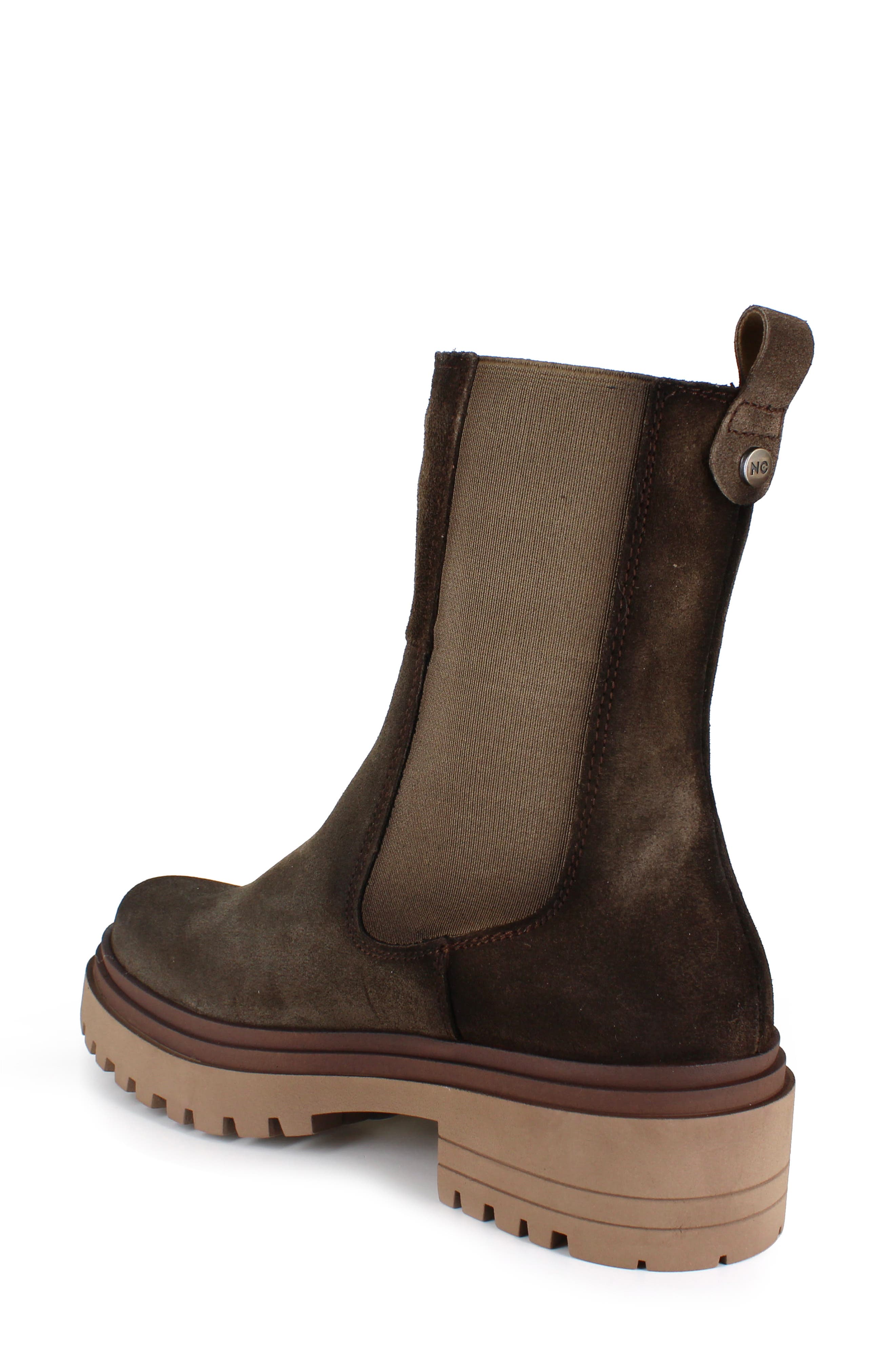 National Comfort Rossie Water Resistant Chelsea Boot, Alternate, color, Dark Brown