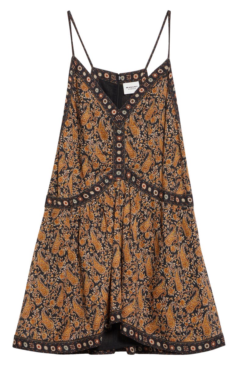 Isabel Marant Étoile Danielle Floral Cotton Blend Dress, Alternate, color,