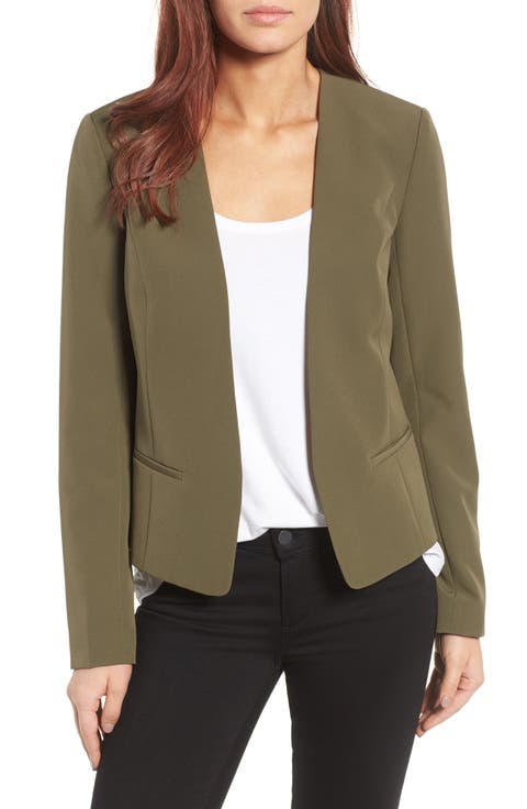 Open Front Jacket (Regular & Petite)