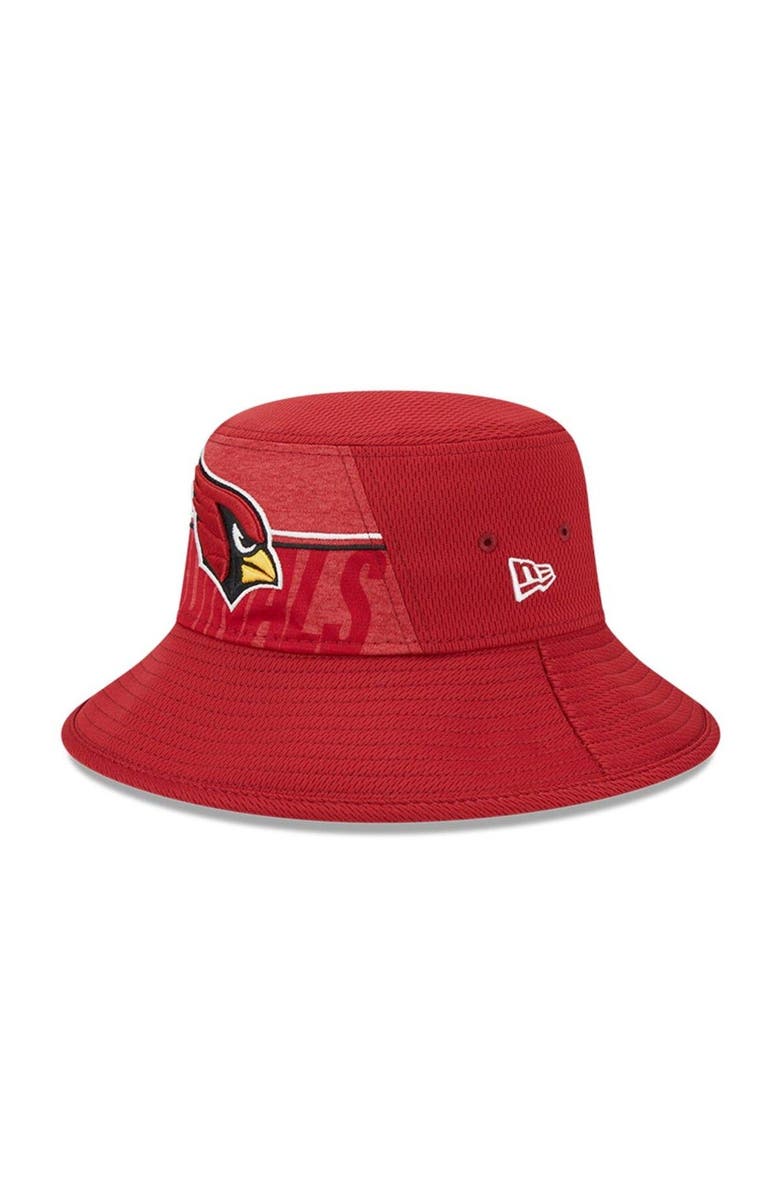 New Era Men's New Era Cardinal Arizona Cardinals 2023 NFL Training Camp Stretch Bucket Hat, Main, color, Cardinal