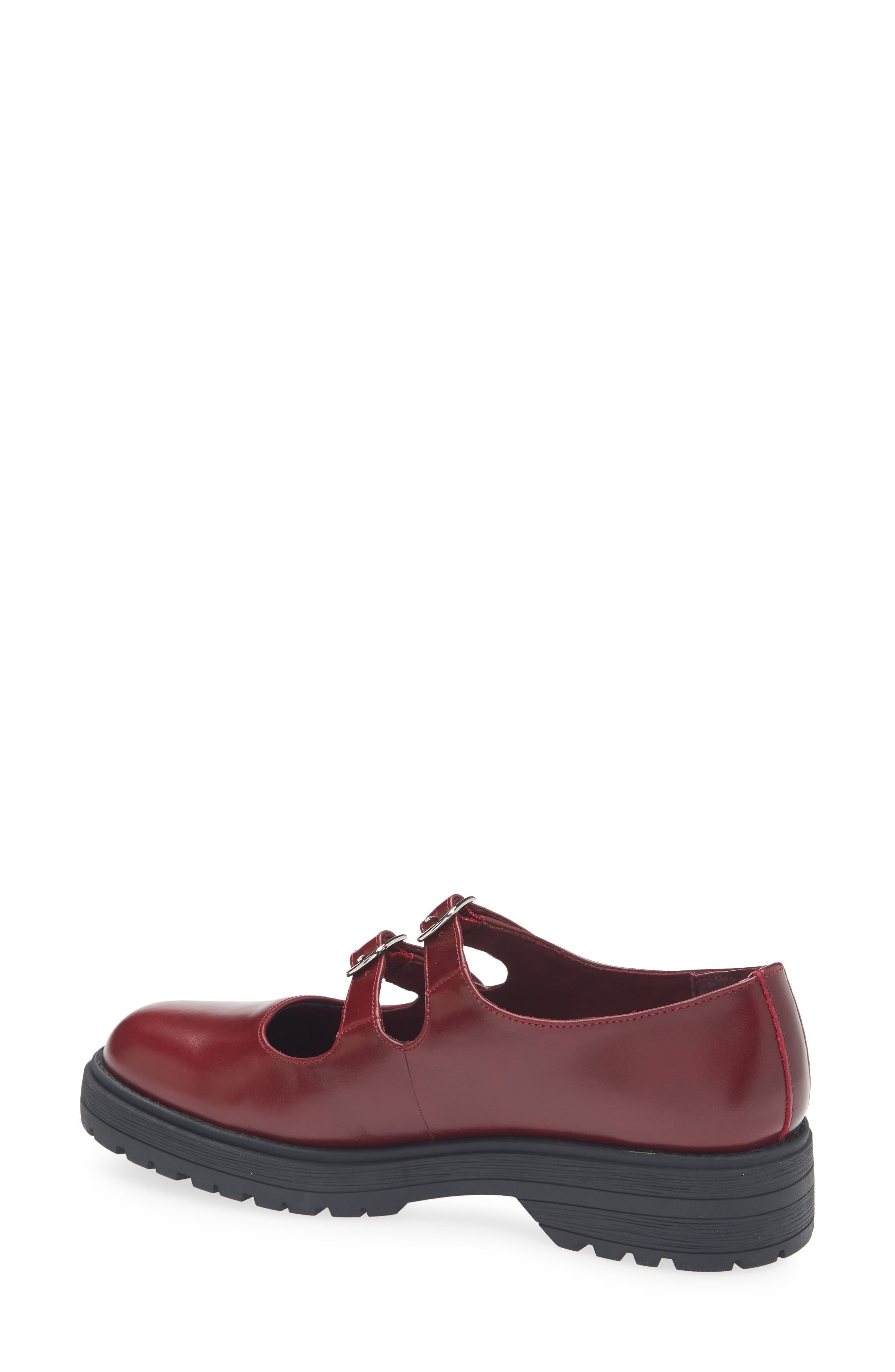 Steve Madden Alba Mary Jane Pump, Alternate, color, Burg Leather