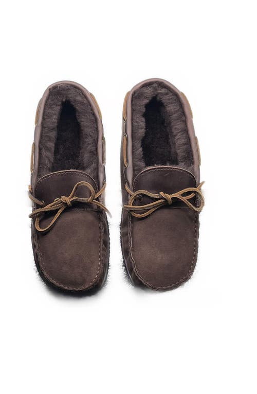 Quoddy Hearth Esq Slipper In Brown