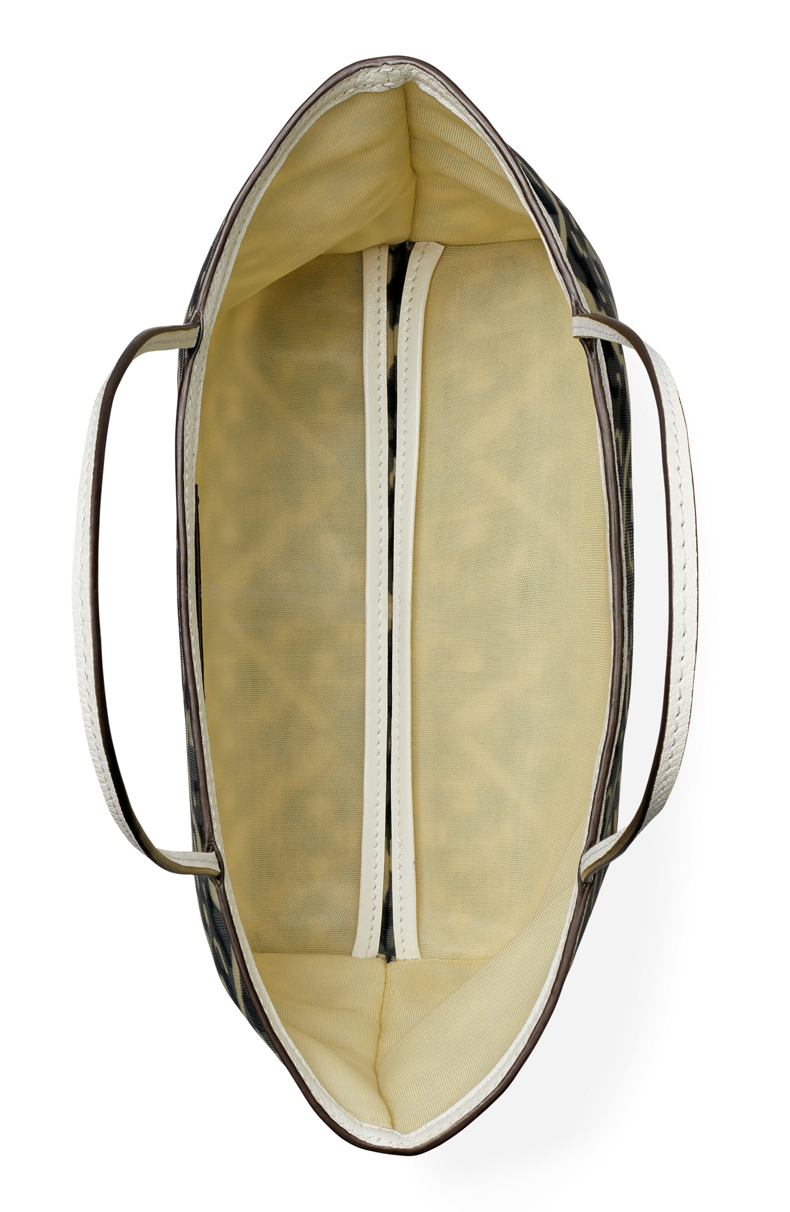 Tory Burch Prismatic Logo Large Mesh Tote, Alternate, color, 