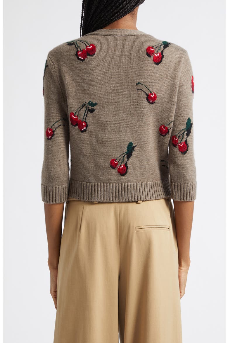 Mini Cherry Wool Twinset, Alternate, color, SAND