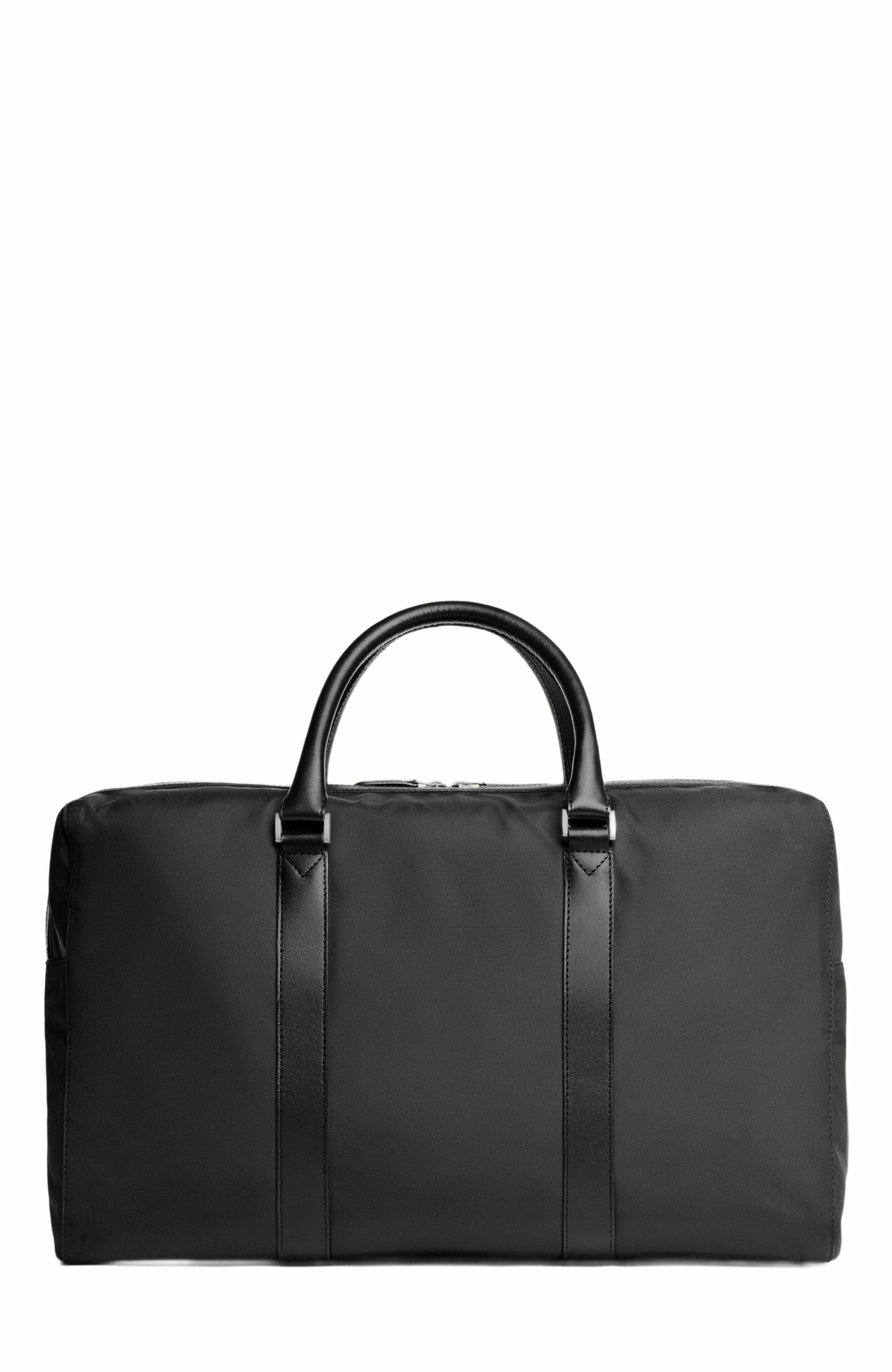 Carl Friedrik Compact Duffle Bag Nylon, Alternate, color, Black