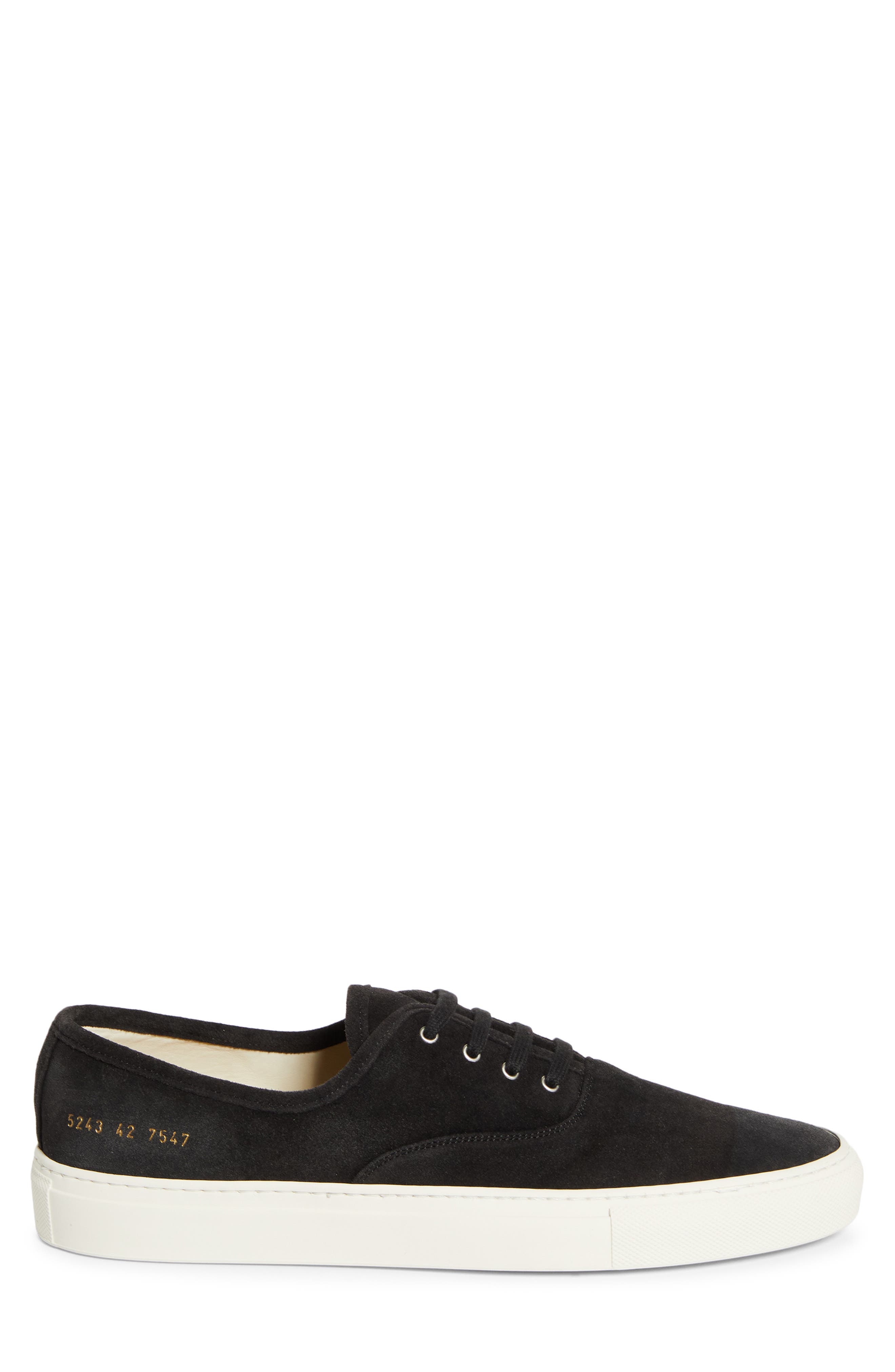 Common Projects Four Hole Slip-On Sneaker, Alternate, color, Black