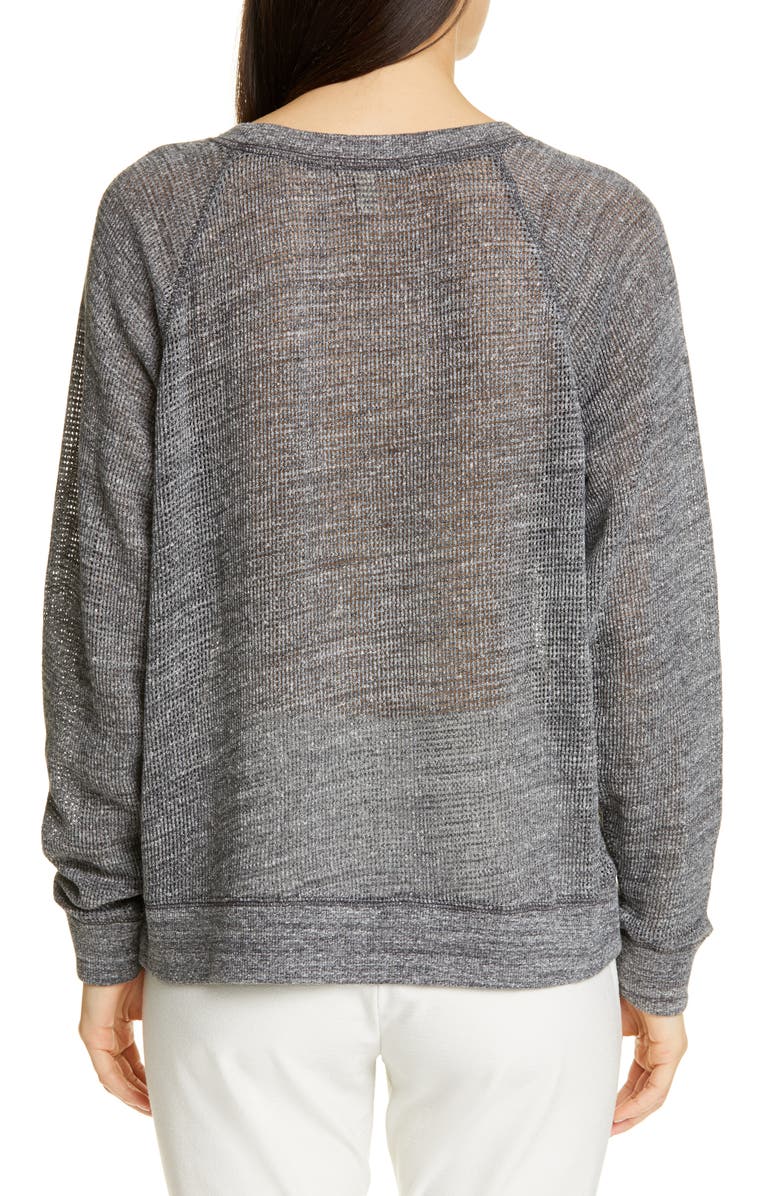 Eileen Fisher Cotton Mesh Top, Alternate, color,