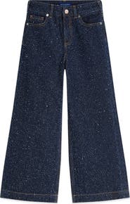 Scotch & Soda Kids' The Wave Deep Weave Wide Leg Jeans