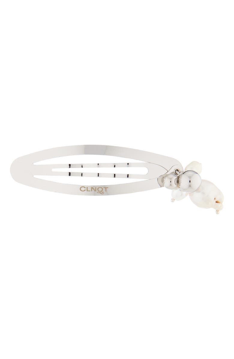 Justine Clenquet Mickey Hair Clip, Main, color, Palladium