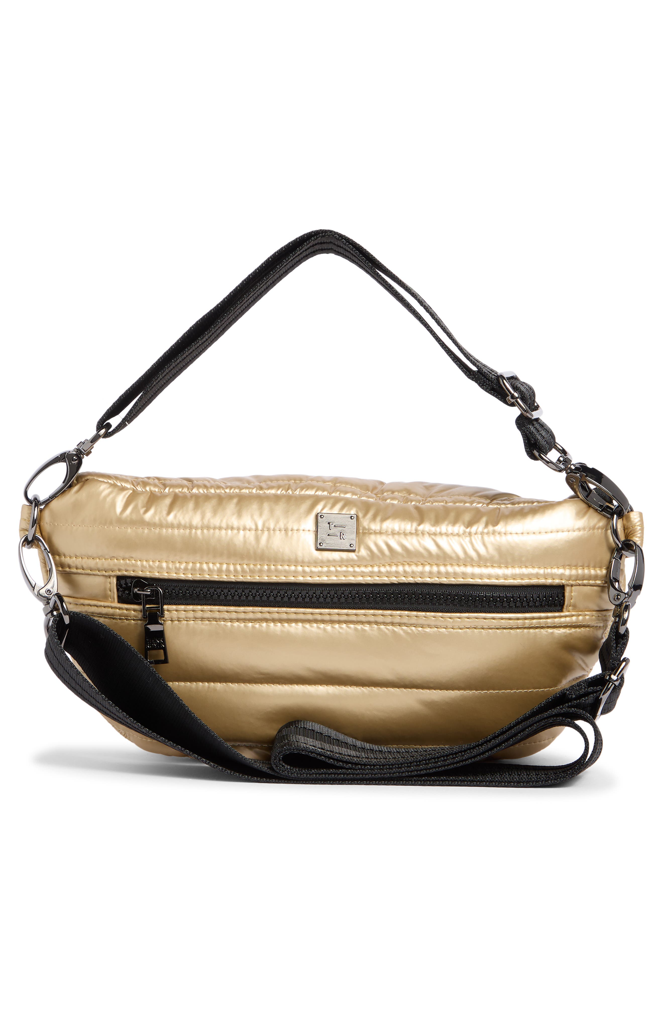 Double Down Crossbody Bag, Alternate, color, PEARL MINERAL GOLD