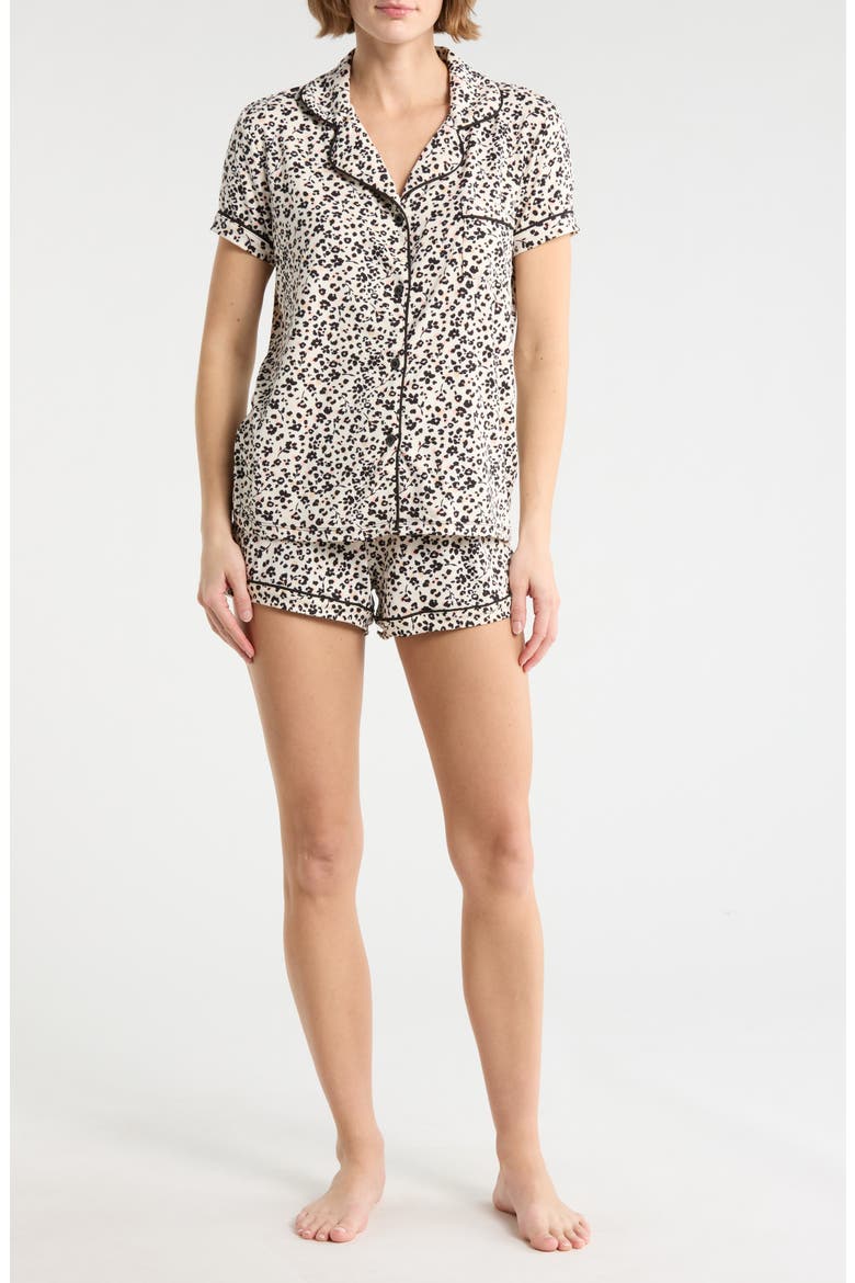 Mana 3-Piece Jersey Pajamas, Alternate, color, FLORAL DOT