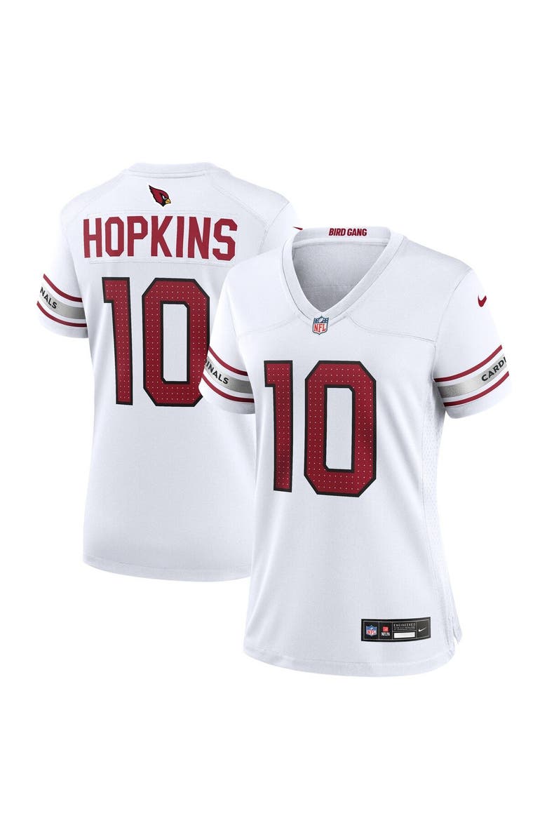 Nike Women's Nike DeAndre Hopkins White Arizona Cardinals Player Jersey, Main, color, 
