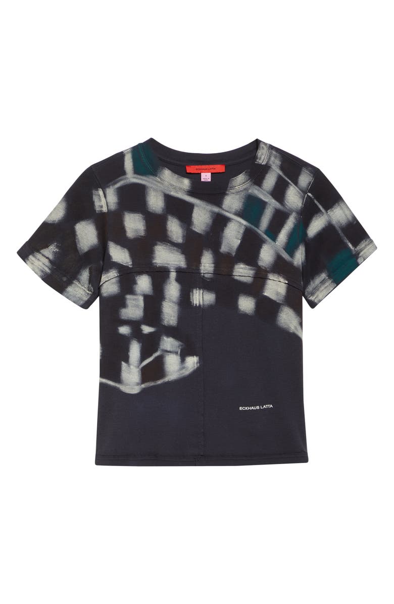 Eckhaus Latta Lapped Rib Baby Tee, Alternate, color, Porcupine