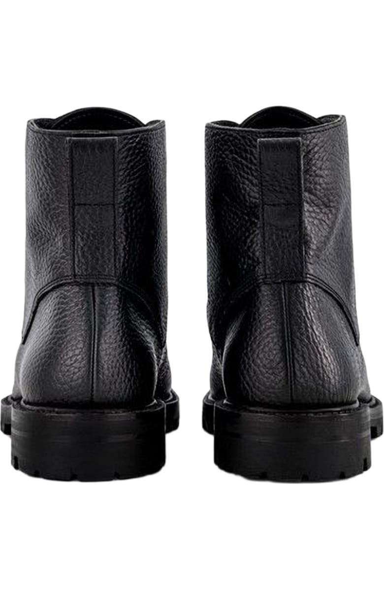 Anthony Veer Pembroke Cap-Toe Boot, Alternate, color, Obsidian Black Leather