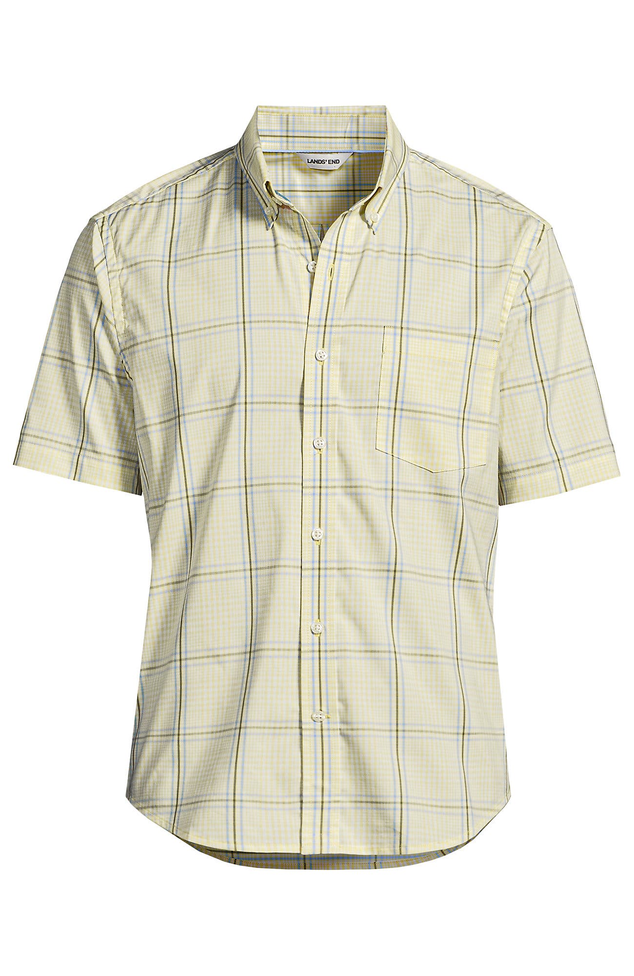 Pale Yellow/Blue Plaid