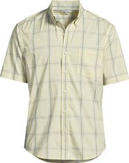 Lands' End Traditional Fit Short Sleeve Travel Kit Shirt