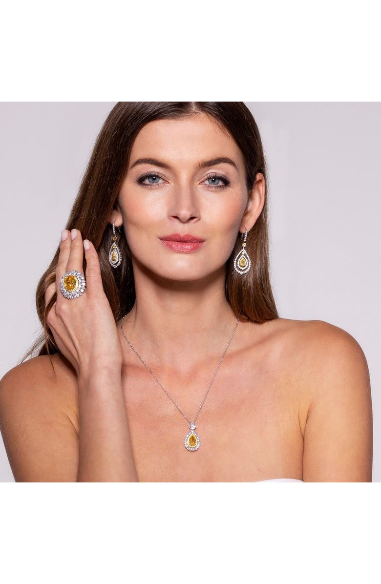 Anna Zuckerman Royal Carina 25 Carat Ring XL, Alternate, color, Canary Yellow