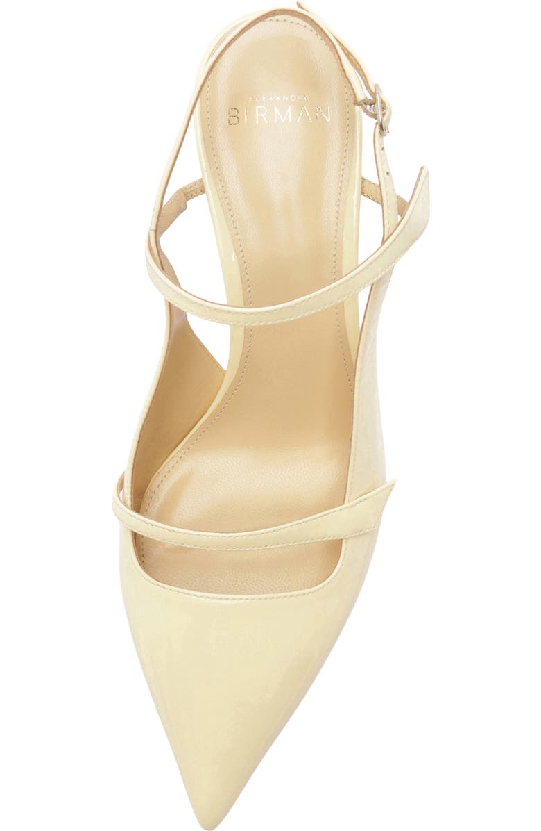 Alexandre Birman Tita Pointed Toe Slingback Pump, Alternate, color, Creamy