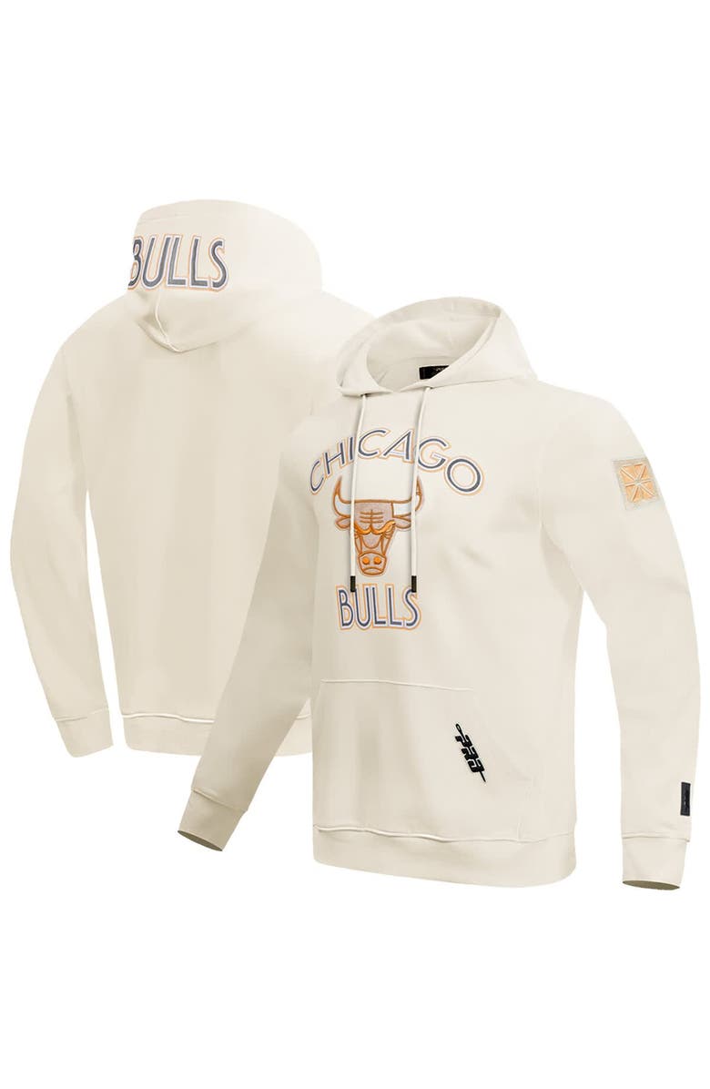 PRO STANDARD Men's Pro Standard Cream Chicago Bulls 2024/25 City Edition Pullover Hoodie, Main, color, 