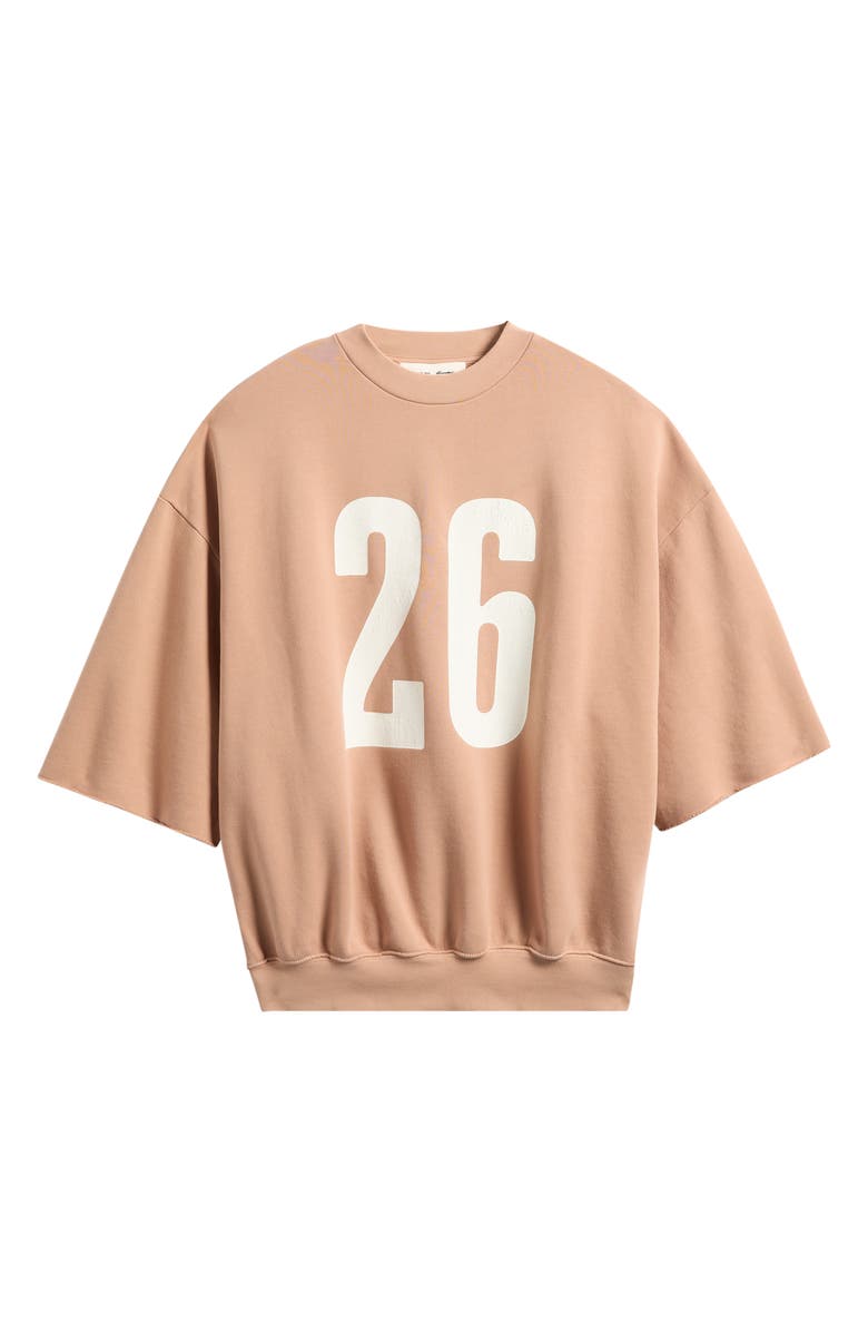 Fear of God Essentials Relaxed Crewneck Sweatshirt, Alternate, color, Washed Ginger