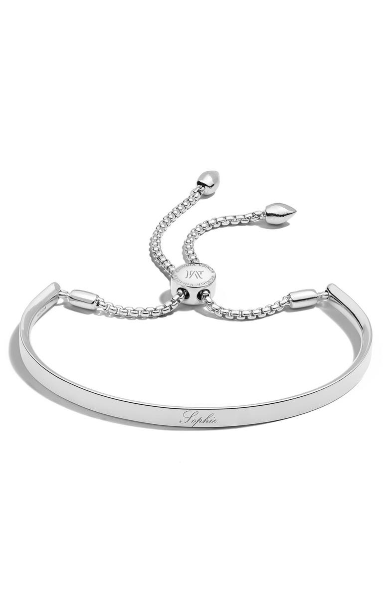 Monica Vinader Fiji Chain Bracelet, Alternate, color, Silver