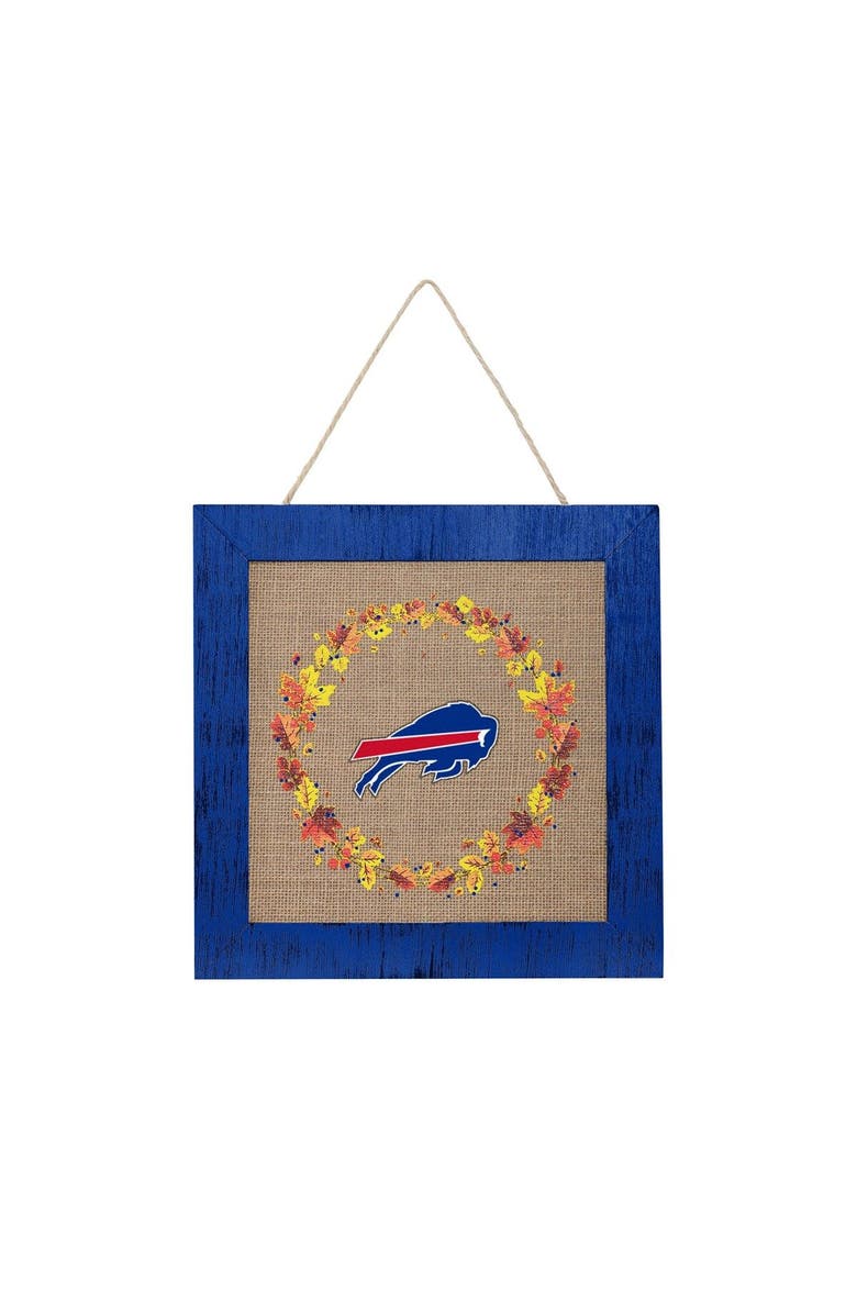 FOCO Buffalo Bills 12'' Double-Sided Burlap Sign, Alternate, color, 