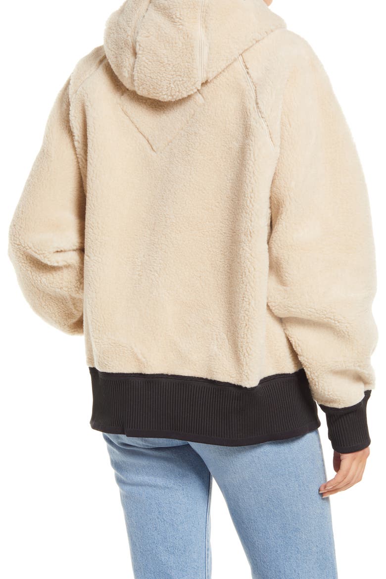 Simcoe Fleece Hoodie, Alternate, color, LIGHT TAN