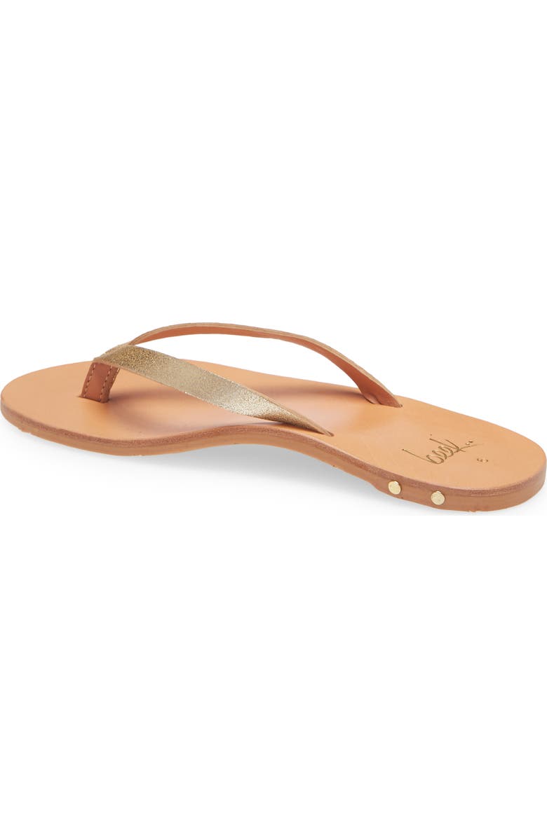Beek Seabird Flip Flop, Alternate, color, Honey