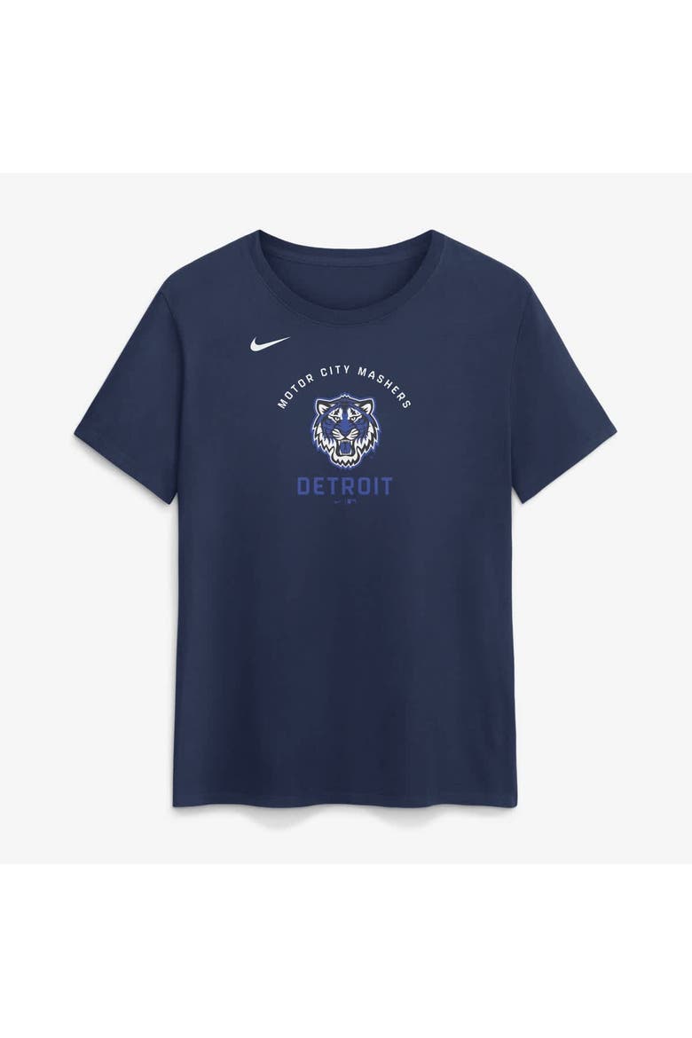 Women's Nike Navy Detroit Tigers City Connect Arch T-Shirt, Alternate, color, Navy