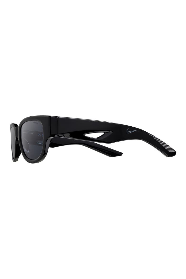 Variant II 54mm Oval Sunglasses, Alternate, color, BLACK / GREY