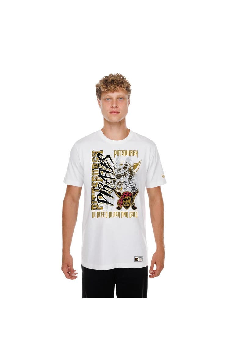 Men's New Era  White Pittsburgh Pirates 2026 City Connect Photo Real T-Shirt, Main, color, White