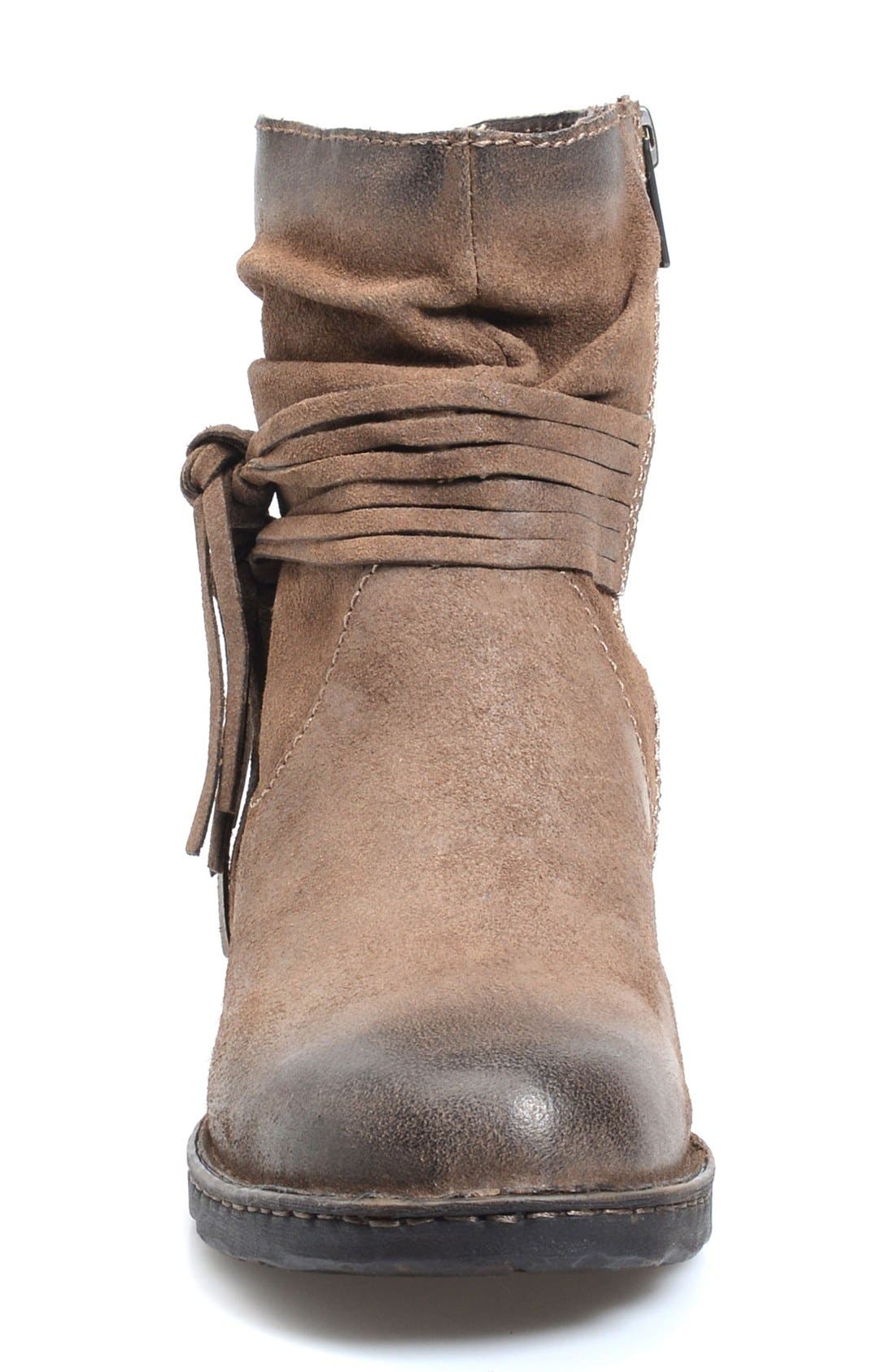 'Cross' Bootie, Alternate, color, TAUPE DISTRESSED LEATHER