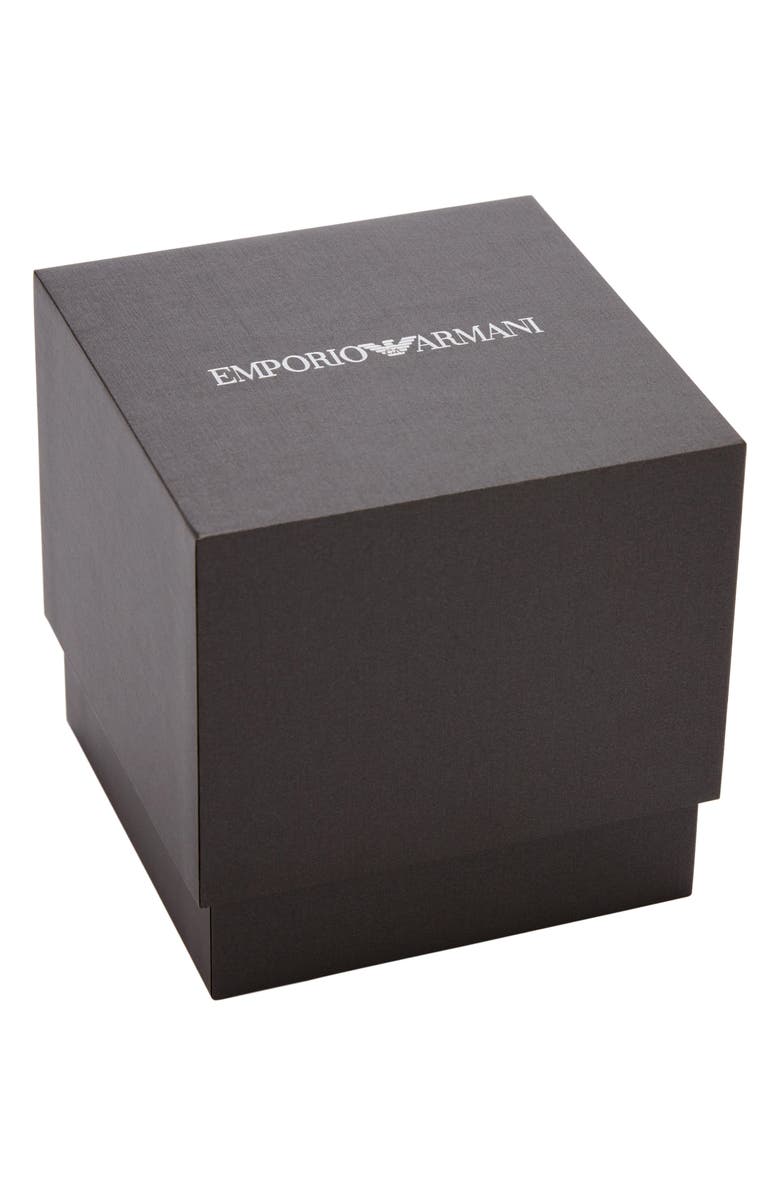 Emporio Armani Antonio Chronograph Bracelet Watch, 41mm, Alternate, color, Silver