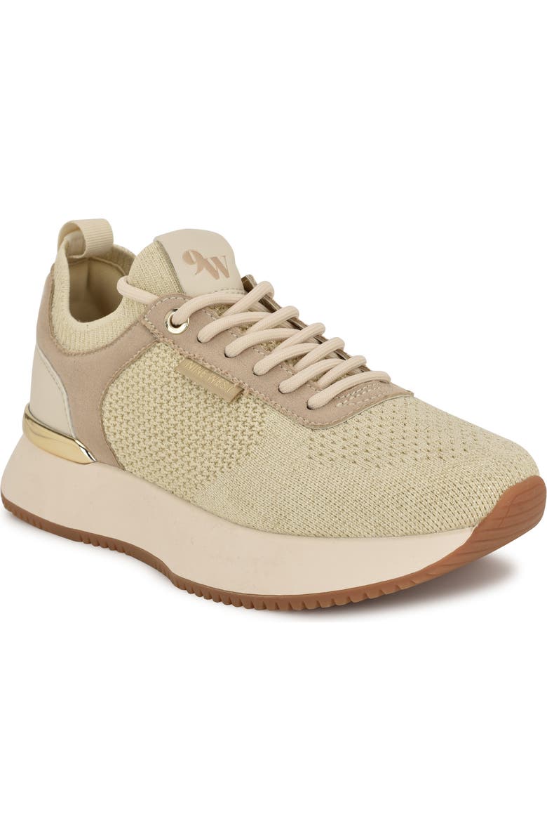 Nine West Freska Sneaker, Main, color, Light Natural