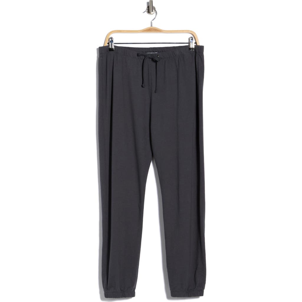 James Perse French Terry Joggers In Black