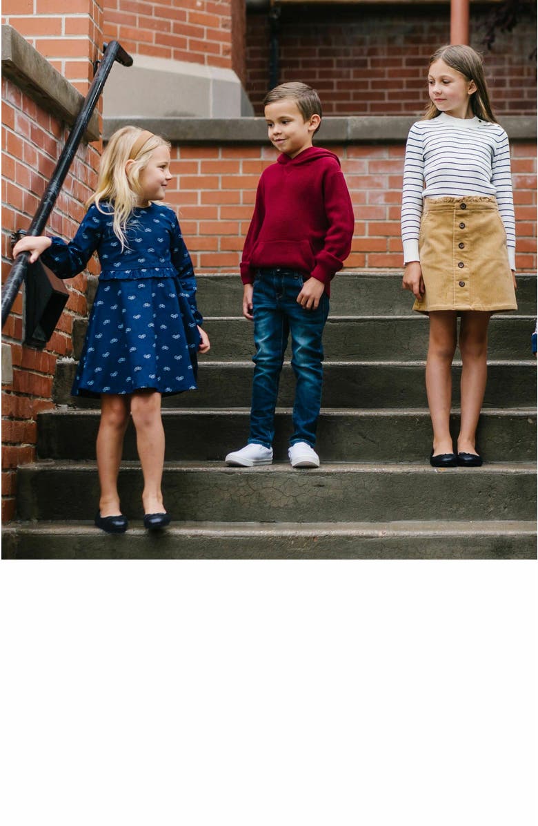 Hope & Henry Girls' Corduroy Cinch Waist Skirt, Kids, Alternate, color,