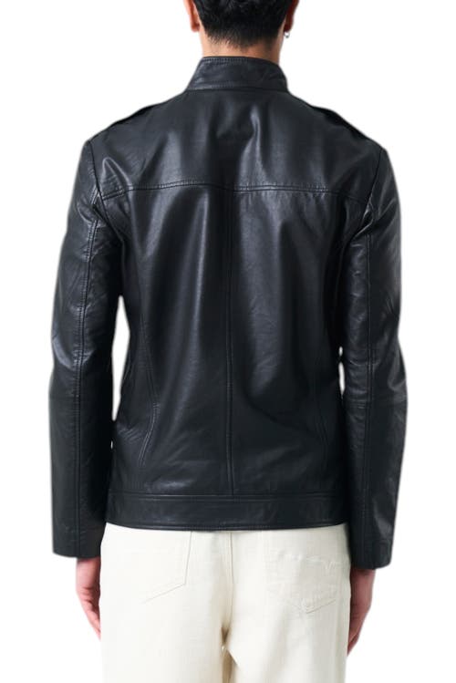 VELEZ LEATHER JACKET SEMI-LOOSE FIT 