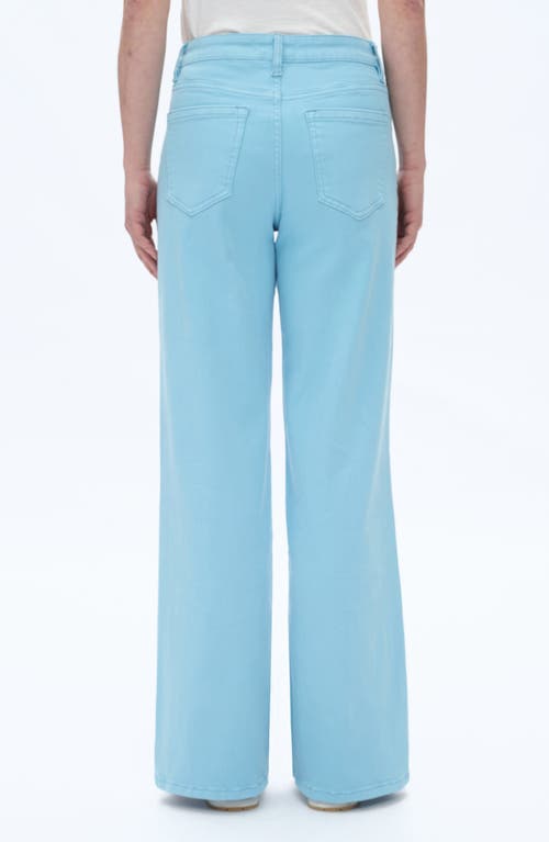 Bayeas Mid Rise Wide Leg Jeans In Blue