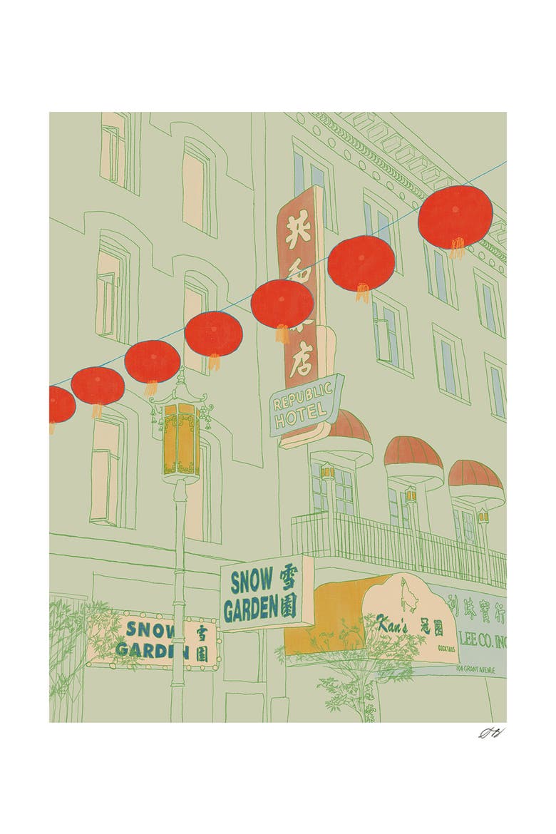 Chinatown Print, Main, color, Multi