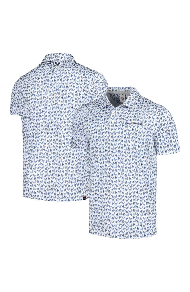 PUMA Men's Puma White THE PLAYERS Volition Bald Eagle Polo, Alternate, color, 