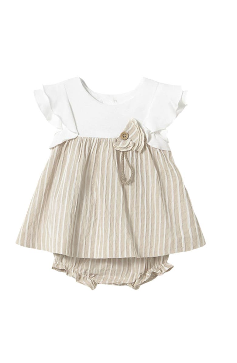 Mayoral Dress with Bloomers, Main, color, 